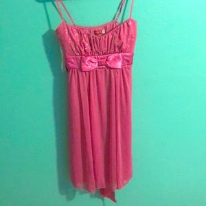 Pink teen dress